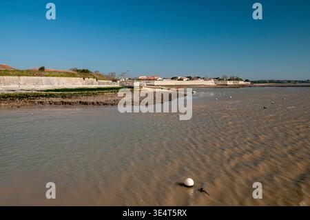 Befestigtes Dorf, Ile d’Aix, Charente-Maritime (17), Nouvelle-Aquitaine, Frankreich Stockfoto