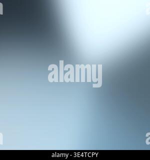 Abstrakter blauer Hintergrund mit weichem Farbverlauf und glatter minimaler Textur für modernes Design Stockfoto