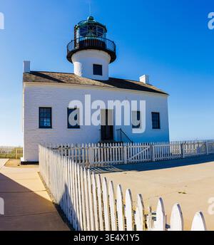Old Point Loma Lighthouse am Cabrillo National Monument, San Diego, Kalifornien, USA Stockfoto