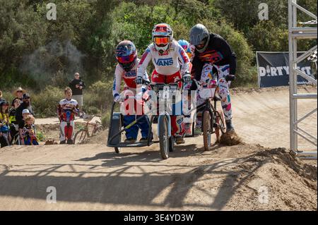 Dirtyfest BMX Downhill Race 2024 Stockfoto