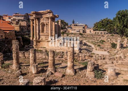 Tempel der Venus in Baalbek, Libanon Stockfoto