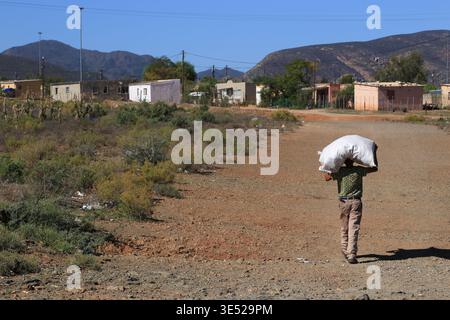 Dorfleben in Amalienstein, Südafrika Stockfoto