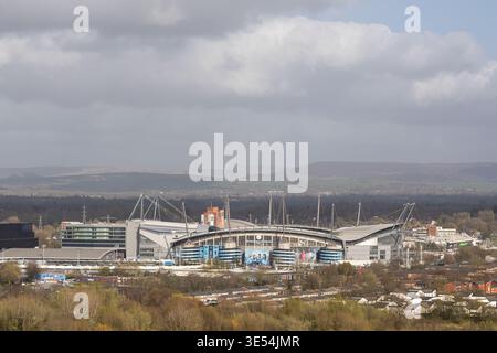 Etihad Stadium, Manchester, England, Großbritannien Stockfoto