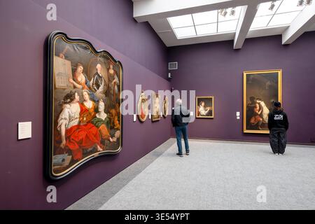Belgien, Westflandern, Brügge, historisches Zentrum, das von der UNESCO zum Weltkulturerbe erklärt wurde, Groeninge Museum, Brügge Neaklassizismus Stockfoto