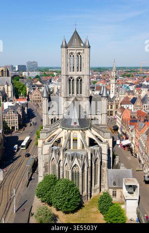 Belgien, Ostflandern, Gent, St. Nicolas Kirche Stockfoto