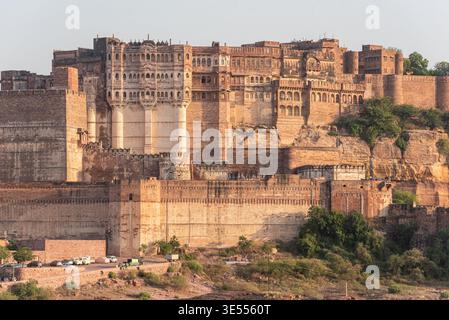 Mehrangarh Fort, Jodhpur, Rajasthan, Indien Stockfoto