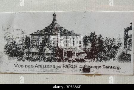 LA RUCHE ARTIST RESIDENCE PARIS Stockfoto
