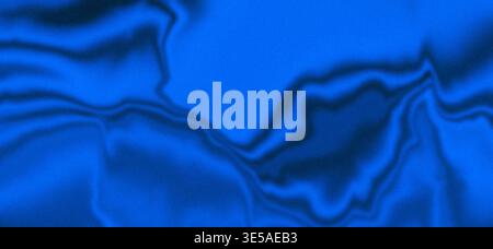Abstrakter, körniger blauer Hintergrund mit weichem Bewegungsunschärfen und Rauschen, modernes Hintergrunddesign Stockfoto