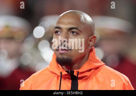 Eindhoven, Niederlande. 31. März 2026. EINDHOVEN, 31-03-2026, Philips Stadium, Saison 2025/2026, Freundschaftsspiel zwischen den Niederlanden und Ecuador 1:1. Das Bild zeigt den niederländischen Spieler Donyell Malen Credit: Pro Shots/Alamy Live News Stockfoto