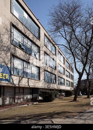 St. Francis de Sales High School, Standort: Chicago IL, Architekt: Belli & Belli Stockfoto