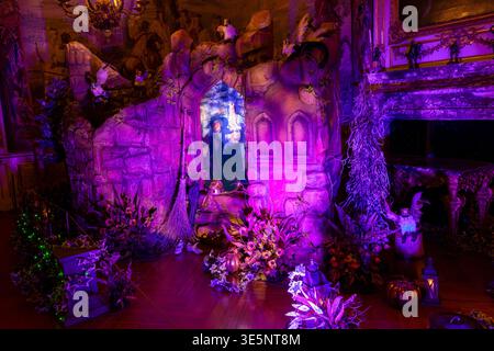 Großbritannien, England, Oxfordshire, Woodstock, Weihnachten, Blenheim Palace of Oz, böse Hexe des Westens Stockfoto