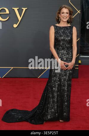 Raquel Cassidy nimmt am 9. September 2019 an der Uraufführung der Downton Abbey am Odeon Luxe Leicester Square in London Teil Stockfoto