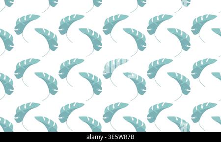 Tropisches Monstera-Blattmuster Stock Vektor