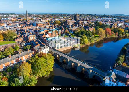 Hereford Cathedral, Herefordshire, England, Vereinigtes Königreich Stockfoto
