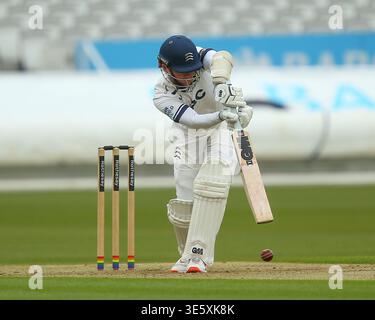 London, Großbritannien. April 2026. LONDON, ENGLAND – 3. APRIL: Sam Robson aus Middlesex schlägt während des Rothesay County Championship-Spiels zwischen Middlesex und Gloucestershire am Lord's Cricket Ground am 3. April 2026 in London. Quelle: SPP Sport Pressefoto. /Alamy Live News Stockfoto