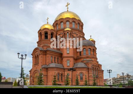 WOLGOGRAD, RUSSLAND - 15. JUNI 2023: Blick auf die Alexander-Newski-Kathedrale, Wolgograd. Russland Stockfoto