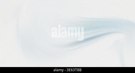 Ein ruhiges, abstraktes Bild mit einem sanften blauen Abstrich auf weißem, strukturiertem Hintergrund, das eine beruhigende Komposition mit sanften, überblendeten Kanten schafft Stockfoto