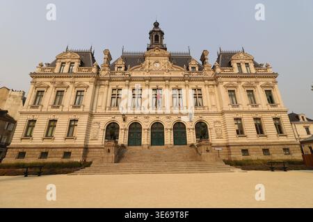 Rathaus von Vannes, Außenansicht, Stadt Vannes, Morbihan Département, Bretagne, Frankreich Stockfoto