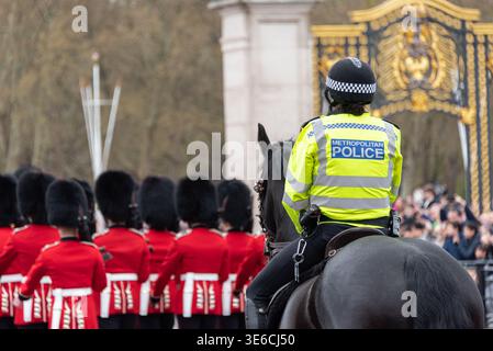 Royal Guard, King’s Guard Soldiers, London, UK Stockfoto