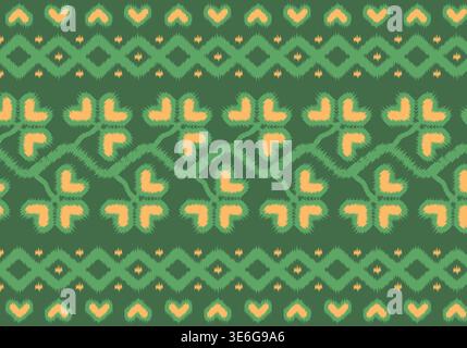 Nahtlose Strickmuster. Geometrisches Strickgarnmuster für Umhüllung und Stoffmuster. Farbenfrohe Textil- und Seidenmuster als Hintergrund. Stockfoto
