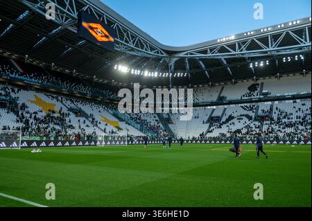 Torino, Italien: 2026. März 31: Ein allgemeiner Blick auf das Allianz-Stadion (Juventus) ist vor der FIFA-Weltmeisterschaft 2026 zu sehen Stockfoto