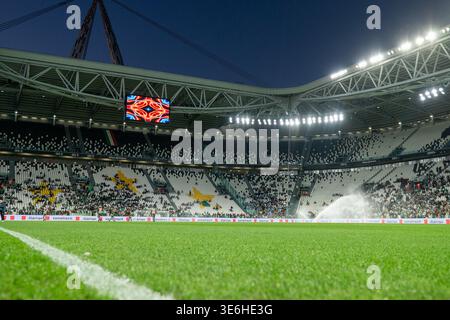 Torino, Italien: 2026. März 31: Ein allgemeiner Blick auf das Allianz-Stadion (Juventus) ist vor der FIFA-Weltmeisterschaft 2026 zu sehen Stockfoto