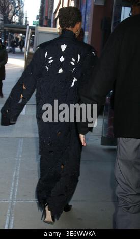 New York, NY, USA. April 2026. Halle Bailey wurde am 8. April 2026 in New York City gesehen. Quelle: Rw/Media Punch/Alamy Live News Stockfoto