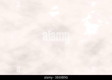 Abstrakter künstlerischer Hintergrund mit sanften Beigetönen und dezenten grauen Aquarellflecken und -Flecken Stockfoto