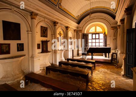San Cristobal de las Casas, Chiapas; 1. Januar 2026: NA bolom Museum, ein altes Haus, das das Erbe von Frans Blom und Gertrude Duby bewahrt. Stockfoto