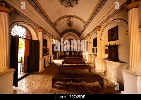 San Cristobal de las Casas, Chiapas; 1. Januar 2026: NA bolom Museum, ein altes Haus, das das Erbe von Frans Blom und Gertrude Duby bewahrt. Stockfoto