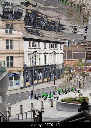 Die Krone, Birmingham, Geburtsort des Schwarzen Sabbats. Vom Bahnhof Birmingham New Street Stockfoto