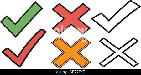 Farbenfrohe abstrakte geometrische Formen in einer minimalistischen Komposition Stock Vektor