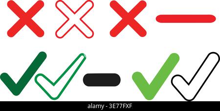 Bunte geometrische Formen auf weißem Hintergrund, die in einem asymmetrischen Muster angeordnet sind Stock Vektor
