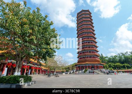 Der Jinshan Tempel wurde in der Ming-Dynastie erbaut und befindet sich in Danzhou, Hainan, China. Stockfoto