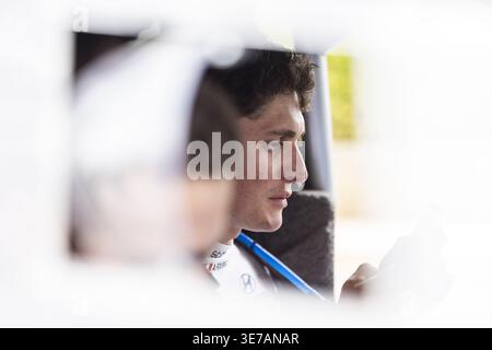 FOURMAUX Adrien, CORIA Alexandre, Hyundai I20 Rally1, Porträt während der Kroatien Rallye 2026, 4. Runde der WRC-Weltmeisterschaft 2026, 9. Bis 12. April 2026 in Rijeka, Kroatien Stockfoto