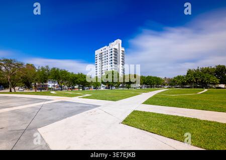 Pride Park in Miami Beach 2026 Foto. Lange Belichtung Stockfoto