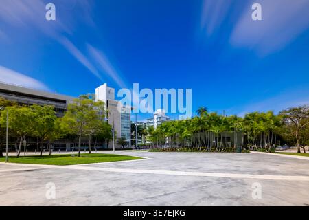 Pride Park in Miami Beach 2026 Foto. Lange Belichtung Stockfoto