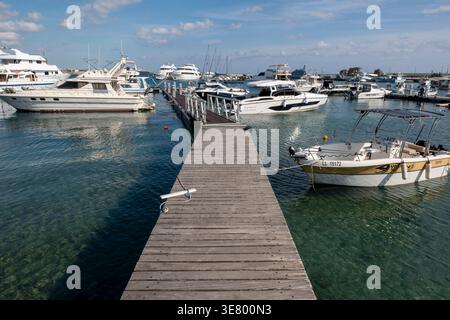 Paphos Marina and Harbour, Kato Paphos, Zypern Stockfoto