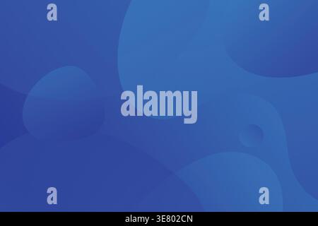 Abstrakter blauer Hintergrund mit flüssigen glatten Formen. Dynamischer, moderner Hintergrund in Blau. Vector Royal Technologie Vorlage für Banner, Webseite, Anzeigen Stock Vektor
