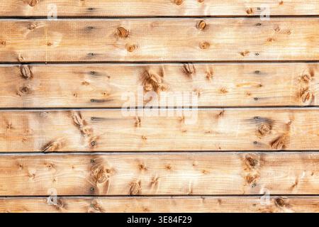 Holzdielen mit natürlichen Mustern als kreativer Hintergrund, Holzbrettstruktur Stockfoto