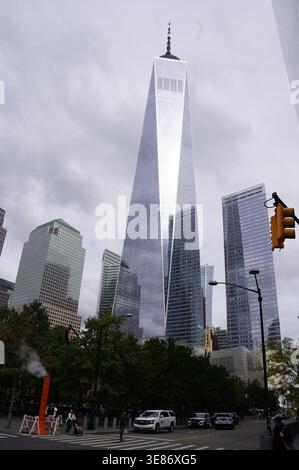 One World Trade Center (Freedom Tower) in Lower Manhattan, New York Stockfoto