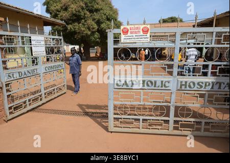 SÜDSUDAN, Bundesstaat Western Bahr el Ghazal, Stadt Wau, Comboni Missionskrankenhaus / SÜDSUDAN, Wau, Krankenhaus der Comboni Missionare Stockfoto