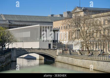 James Simon Galerie, Museumsinsel, Bodestraße, Mitte, Berlin, Deutschland Stockfoto
