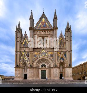 Kathedrale von Orvieto (Duomo di Orvieto). Orvieto, Umbrien, Italien Stockfoto