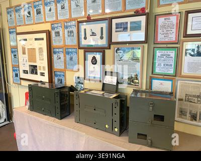 Bletchley Park House Buckinghamshire berühmtes Gebäude und Park, das im 11. Weltkrieg für Codebrecher-Artefakte aus dem damaligen Museum und Geschäft genutzt wurde Stockfoto