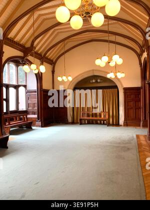 Bletchley Park House Buckinghamshire berühmtes Gebäude und Park, das im 11. Weltkrieg für Codebrecher-Artefakte aus dem damaligen Museumsinneren genutzt wurde Stockfoto