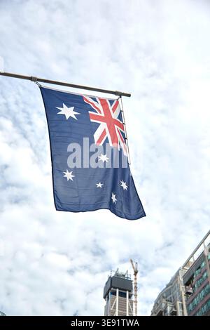 Australische Flagge Stockfoto