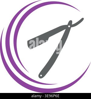 Rasierer, Friseur, Friseur, Lifestyle, Icon, Logo Stock Vektor