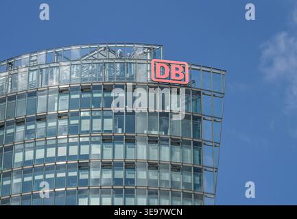 Bahntower, Potsdamer Platz, Tiergarten, Mitte, Berlin, Deutschland *** Bahntower, Potsdamer Platz, Tiergarten, Mitte, Berlin, Deutschland Stockfoto