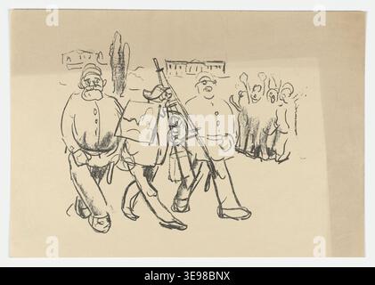 Edvard Munch (1863–1944) war eine Schlüsselfigur in der Entwicklung der modernen Kunst und beschäftigte sich mit Themen wie Angst, Angst und Tod. Dieses Archivbild zeigt eines von Munchmuseets grafischen Arbeiten aus der Münchmuseet-Sammlung. Der Druck ist repräsentativ für den emotionalen Stil des Künstlers und fokussiert sich auf intensive psychologische Themen und einen rauen Ausdruck. Stockfoto